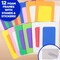 DIY Foam Picture Frame Craft Kit, 12-Pack of 4x6-Inch Colorful Picture Frames with 500+ Punch Out Stickers & Easels, Back to School Arts & Craft Activity, Perfect for Projects